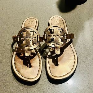 🔥🔥TORY BURCH MILLER METALLIC SANDAL 🔥🔥